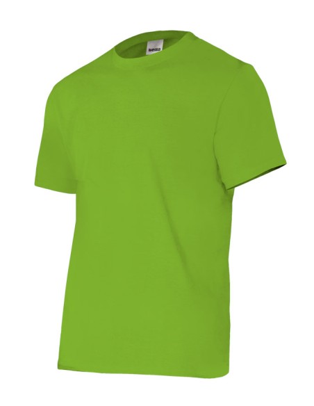 CAMISETA MANGA CORTA. VERDE LIMA TALLA S-3XL